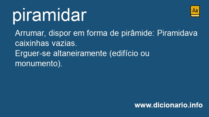 Significado de piramidar