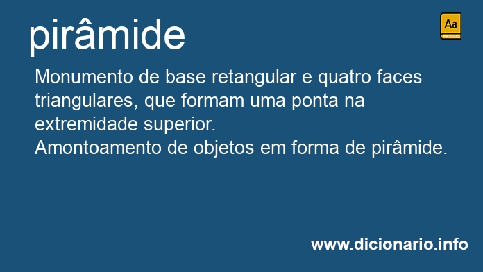 Significado de pir�mides