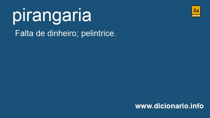Significado de pirangaria