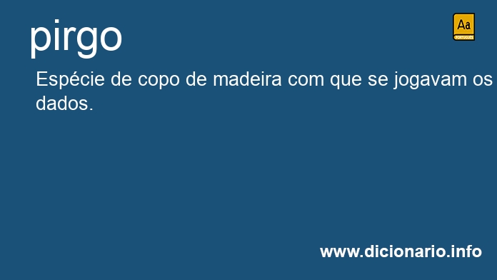 Significado de pirgo