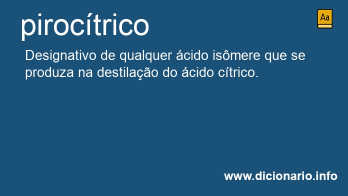 Significado de piroctrico