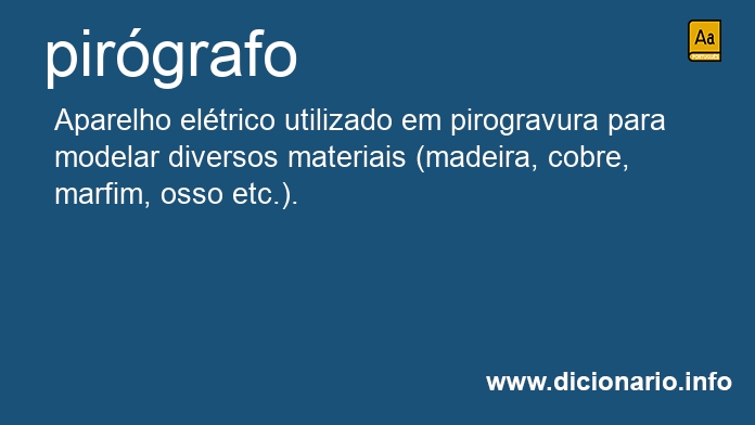 Significado de pirgrafo