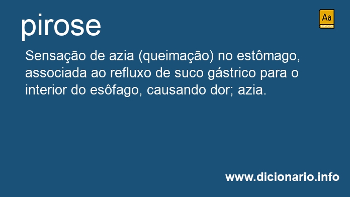 Significado de pirose