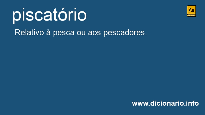 Significado de piscatrio