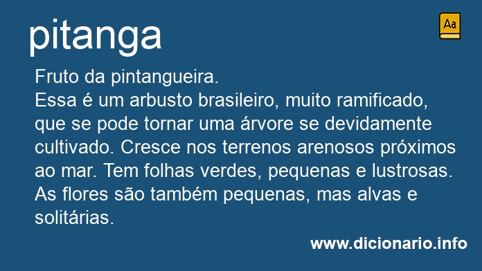 Significado de pitanga