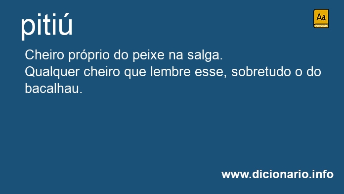 Significado de piti
