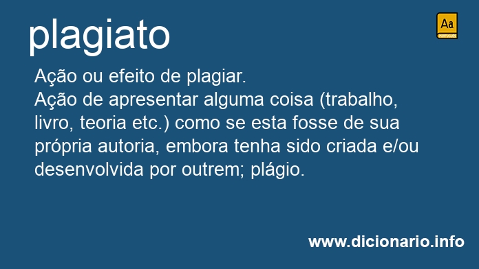 Significado de plagiato