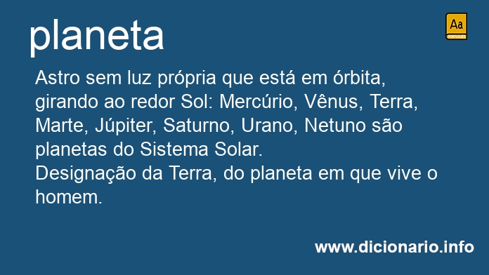 Significado de planetas