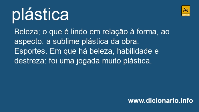 Significado de plstica