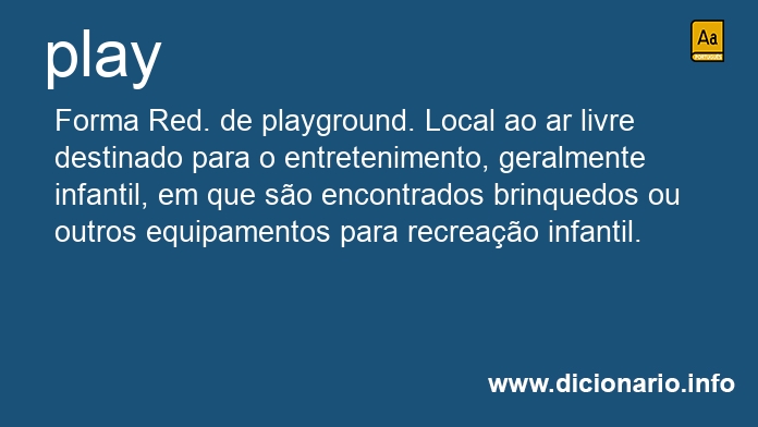 Significado de play