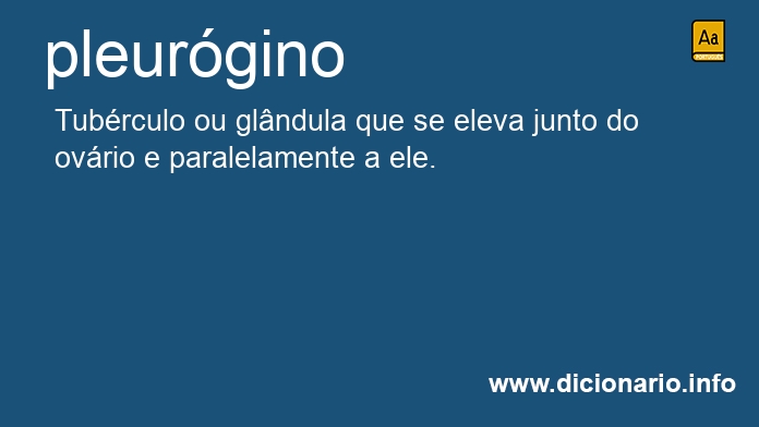 Significado de pleurgino