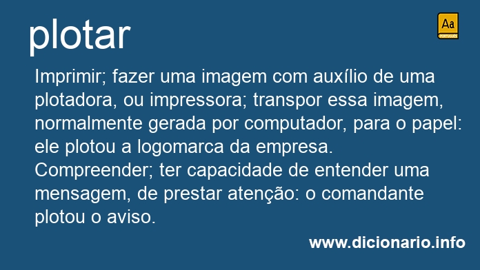 Significado de plotado