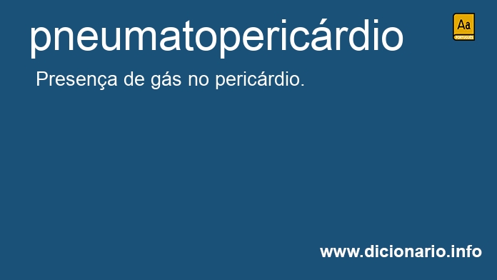 Significado de pneumatopericrdio
