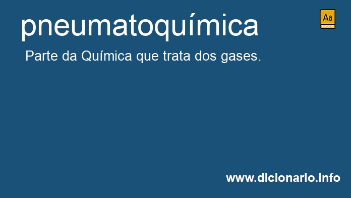 Significado de pneumatoqumica