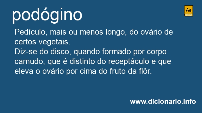 Significado de podgino