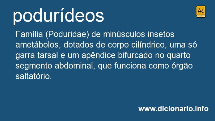 Significado de podurdeos