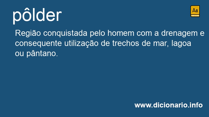 Significado de plderes