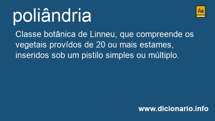 Significado de polindria