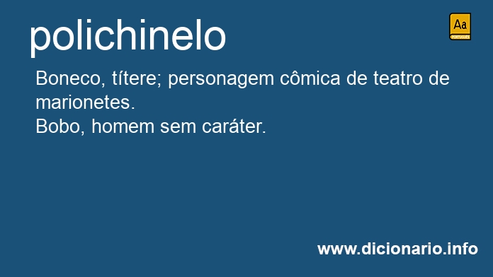 Significado de polichinelos