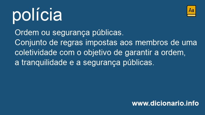 Significado de polcia