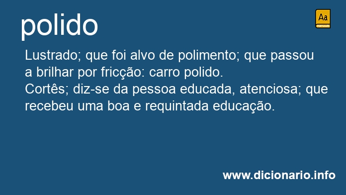 Significado de polido