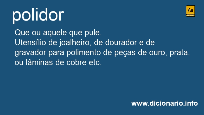 Significado de polidores