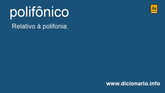 Significado de polifnica