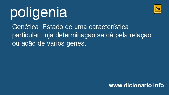 Significado de poligenia