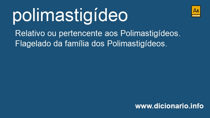 Significado de polimastigdeo