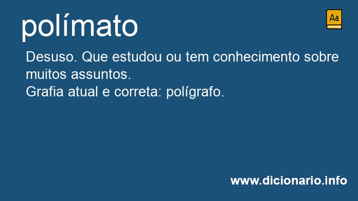 Significado de polmato