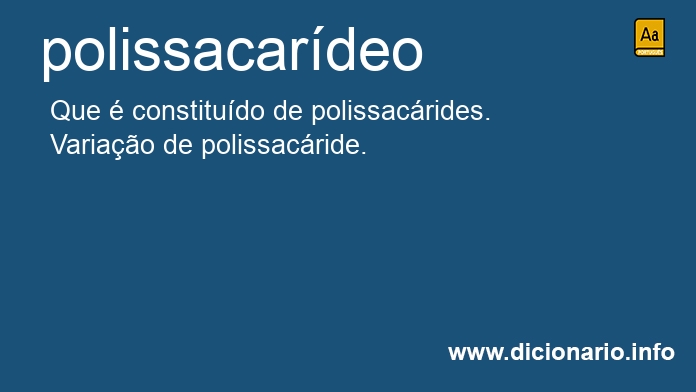 Significado de polissacardeos