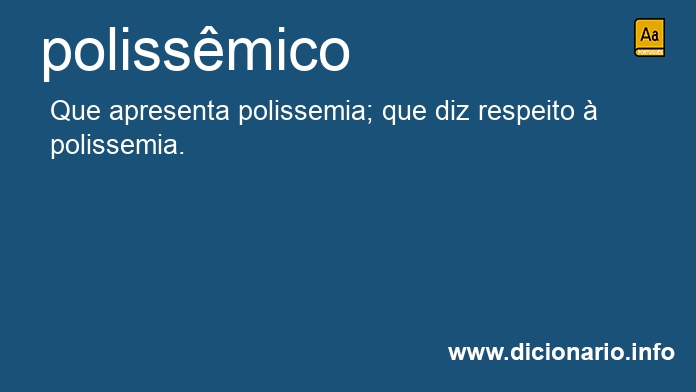 Significado de polissmica