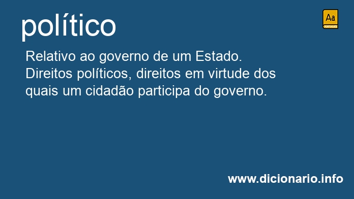 Significado de poltico