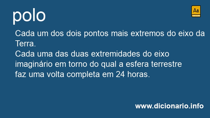 Significado de polo