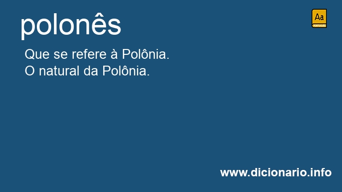 Significado de polons