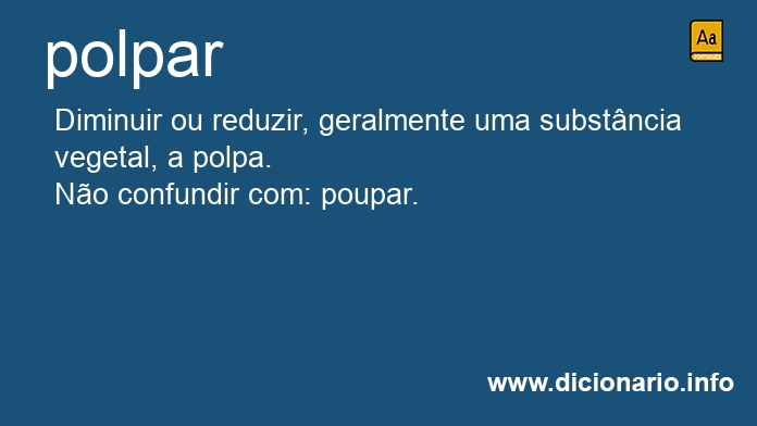 Significado de polpas