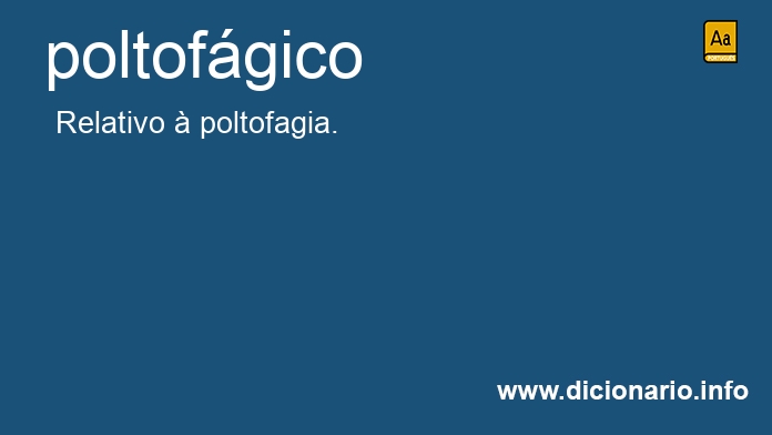 Significado de poltofgico