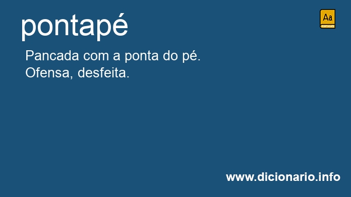 Significado de pontaps