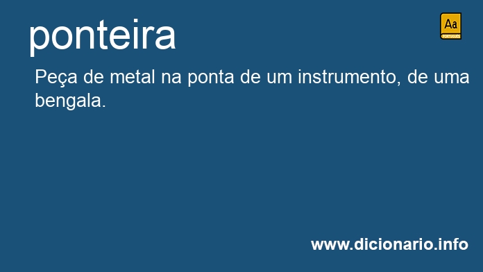 Significado de ponteiras