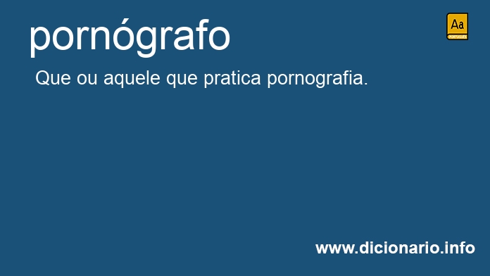 Significado de porngrafa