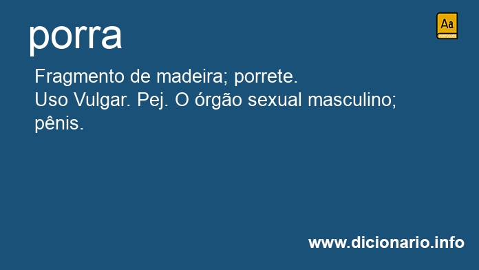 Significado de porras