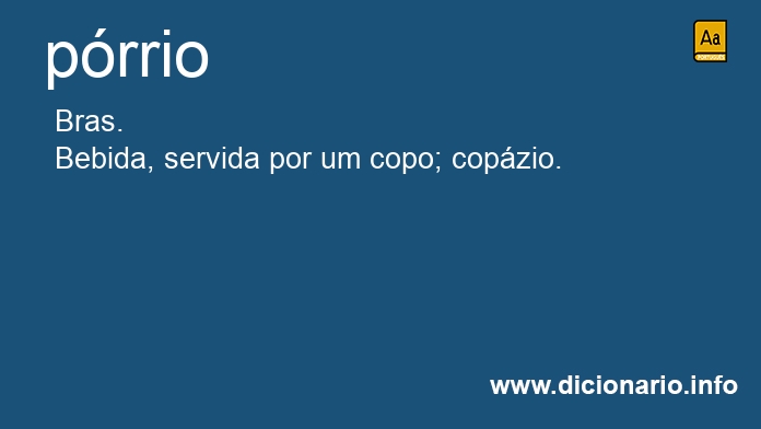 Significado de prrio