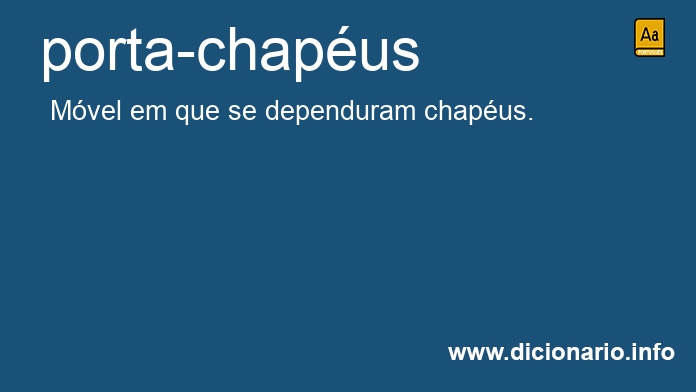 Significado de porta-chapus