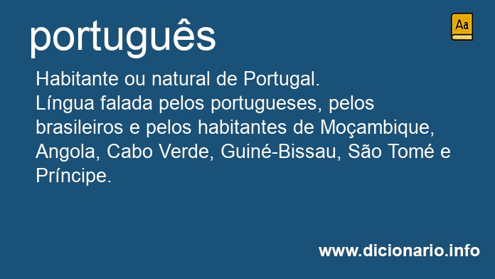 Significado de portugus