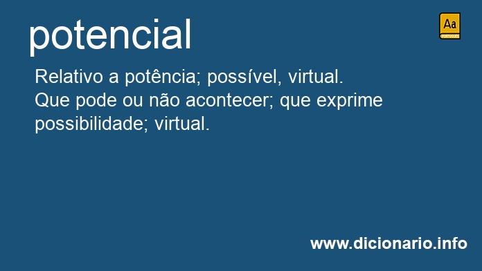Significado de potencial