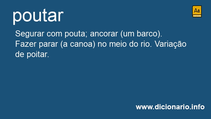 Significado de poutes