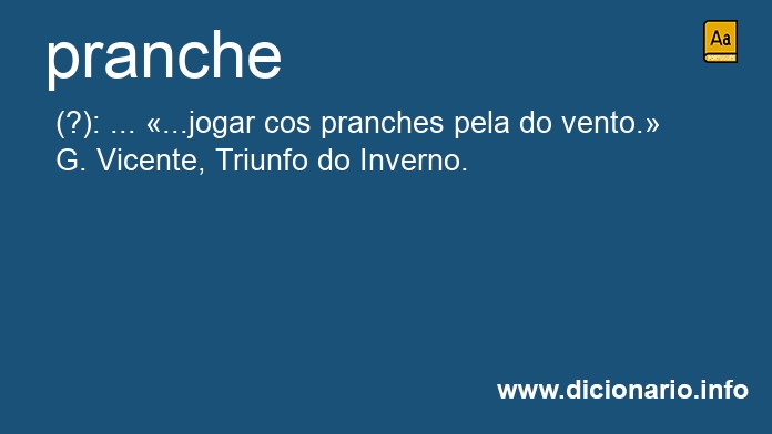 Significado de pranche