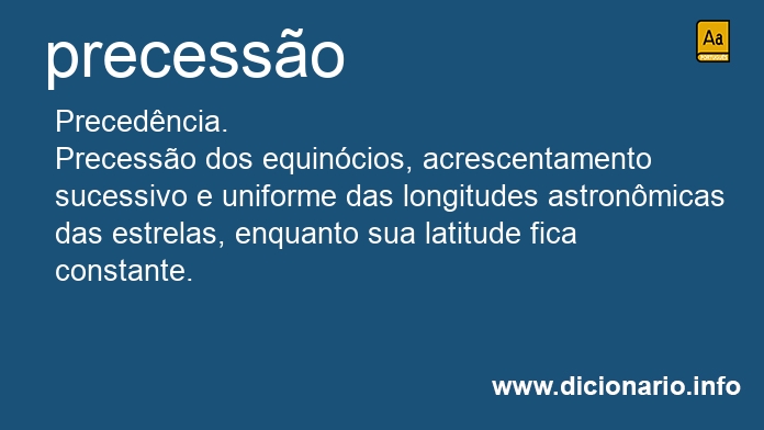 Significado de precesso