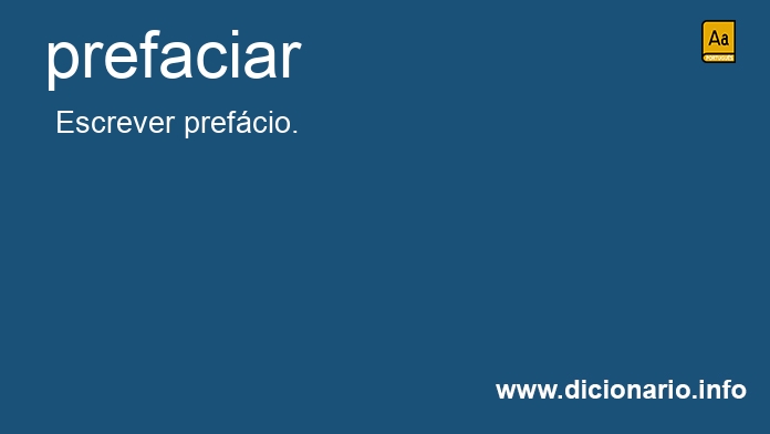 Significado de prefaciais