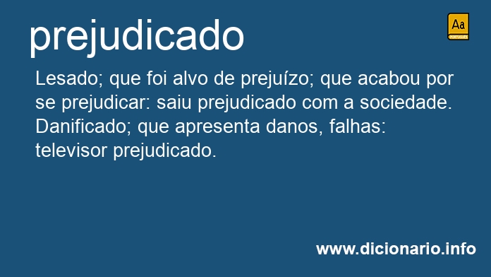 Significado de prejudicada